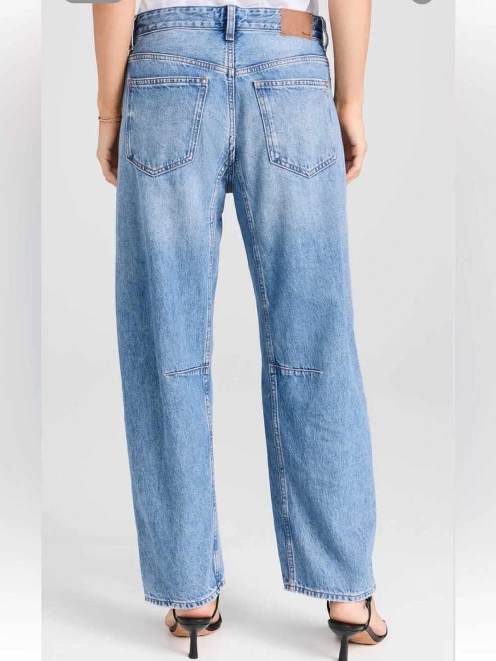 Madewell Light Blue Straight-Leg Jeans - Picture 3 of 10